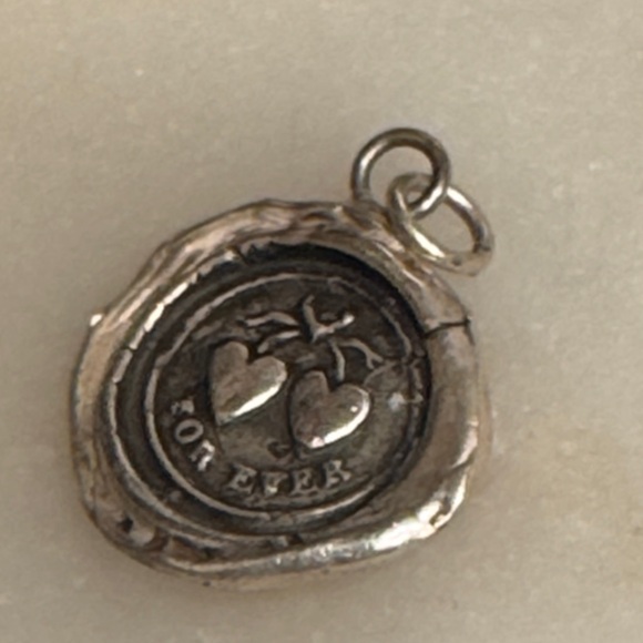 Forever and Always Necklace - Infinity Heart Silver Finish  Silver Heart Forever Pendant Charm
